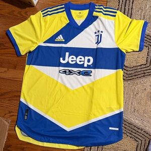 Adidas Jeep logo Men's Authentic Jersey Juventus Turin  Large LIKE NEW